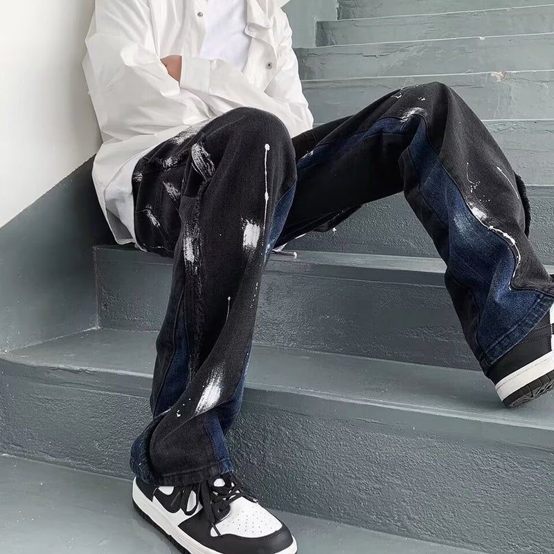 Unisex Casual Daily Denim Jeans - Image 4