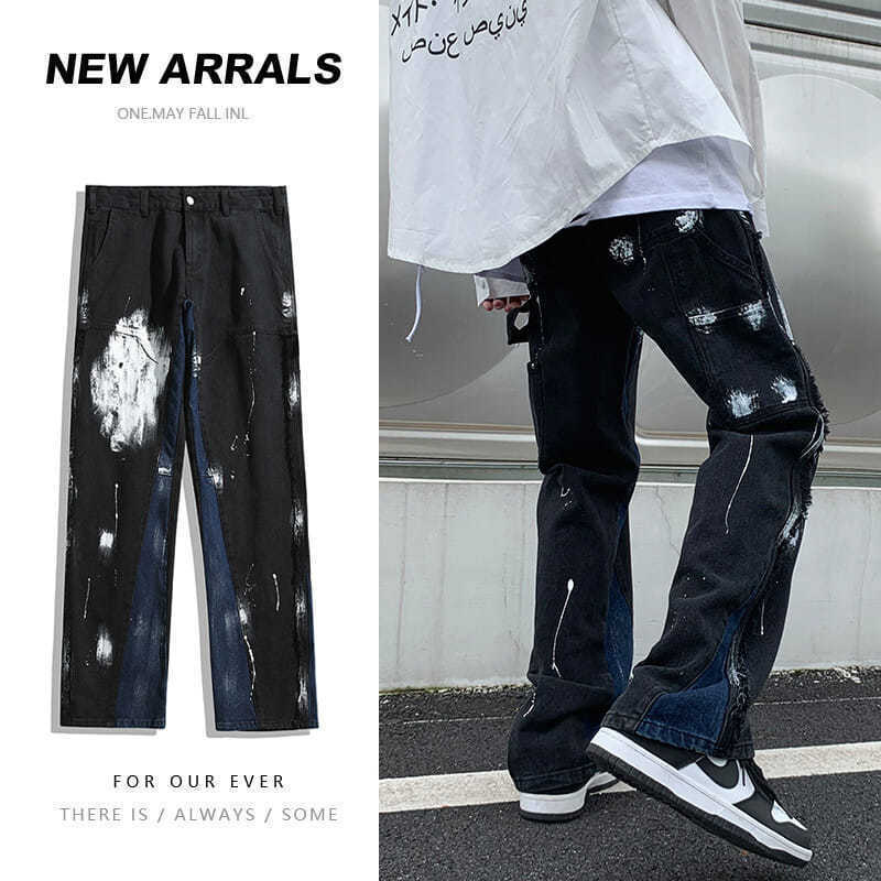 Unisex Casual Daily Denim Jeans - Image 1