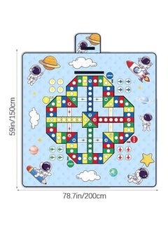 HOOKOR Beach Mat, Picnic Blankets Waterproof Sandproof with Waterproof Backing, Outdoor Blanket for Travel, Camping, Hiking, 59x79 inch (38-05)  - Image 2