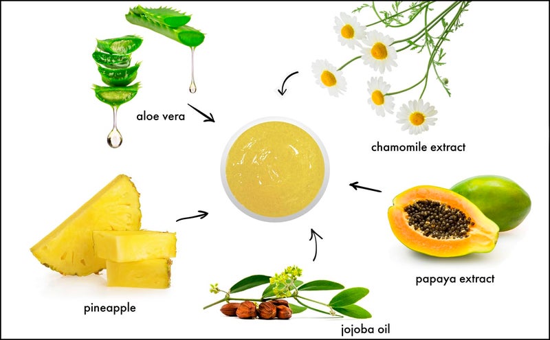 RAYA Pineapple Enzyme Facial Scrub (120) | Exfoliating and Refining Facial Scrub for Combination Skin | Creates a Glowing Complexion | Made with Pineapple Enzymes and Jojoba Beads - Image 2