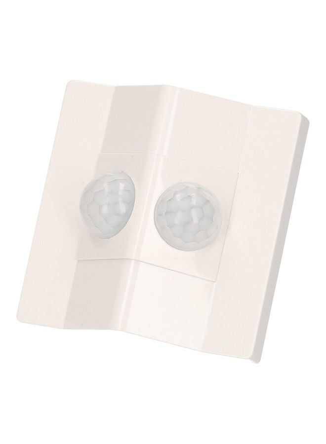 NIBEMINENT Wide Angle PIR Sensor Light Switch White - Image 5