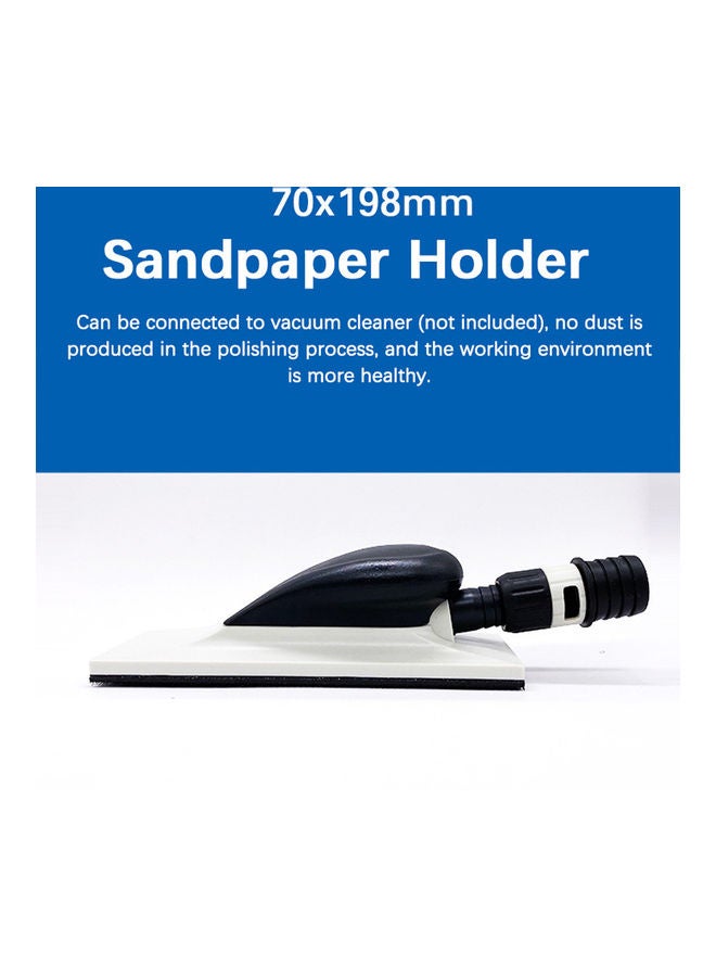 NIBEMINENT Block Sandpaper Holder Black/White  - Image 3