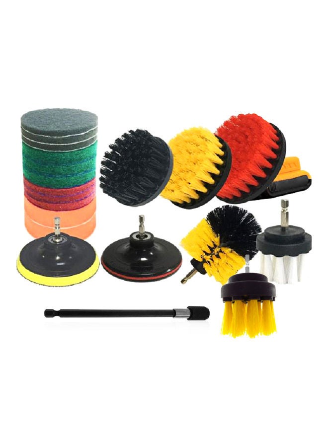20-Piece Drill Brush Attachments Set - Image 1