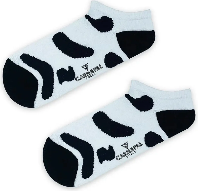 كارنافال سوكس Booties Spots Patterned Colorful Sports Socks