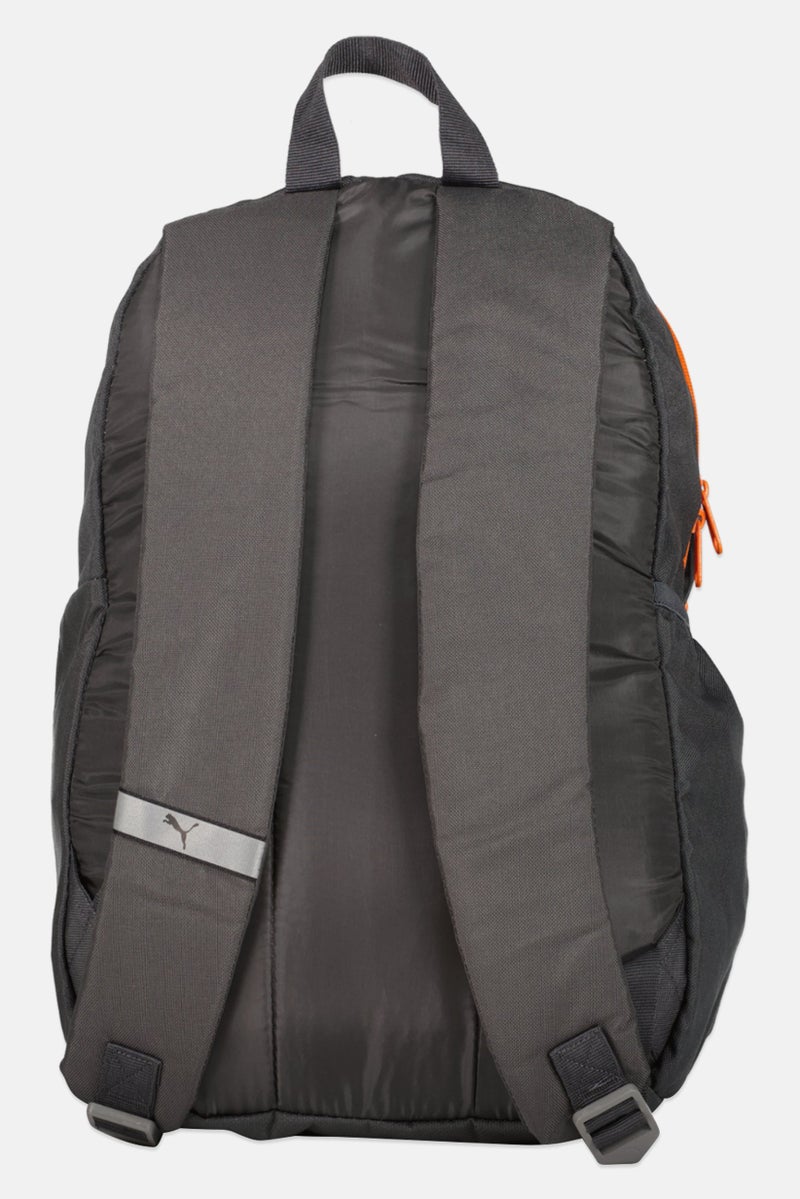PUMA حقيبة ظهر للرجال بشعار العلامة التجارية، رمادي - Image 2