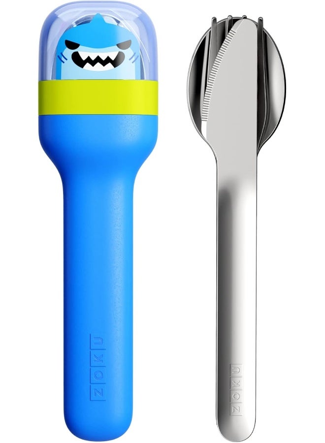 Zoku Kids Utensils in Holder Set of 3 Pieces - Image 1