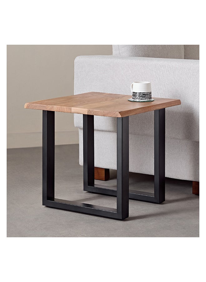 Home Box Costa Live Edge Solid Wood Top End Table 55 x 50 x 55 cm  - Image 2