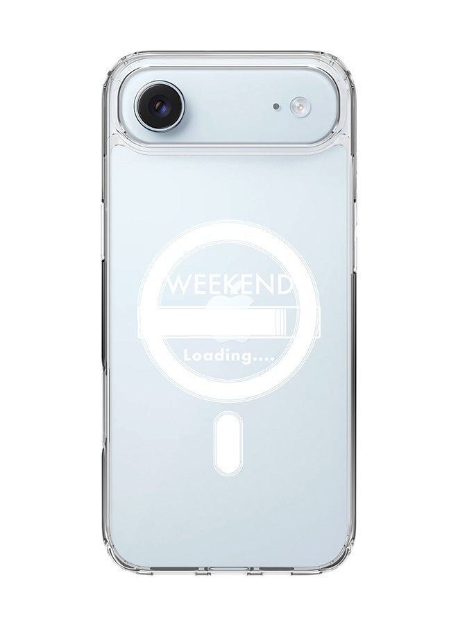 Stylizedd Classic Clear MagSafe Case for iPhone 17 Air , Hybrid Soft Case Flexible Edges Anti Drop TPU PC Gel Thin Transparent Cover [ Designed for iPhone 17 Air ] - Weekend loading