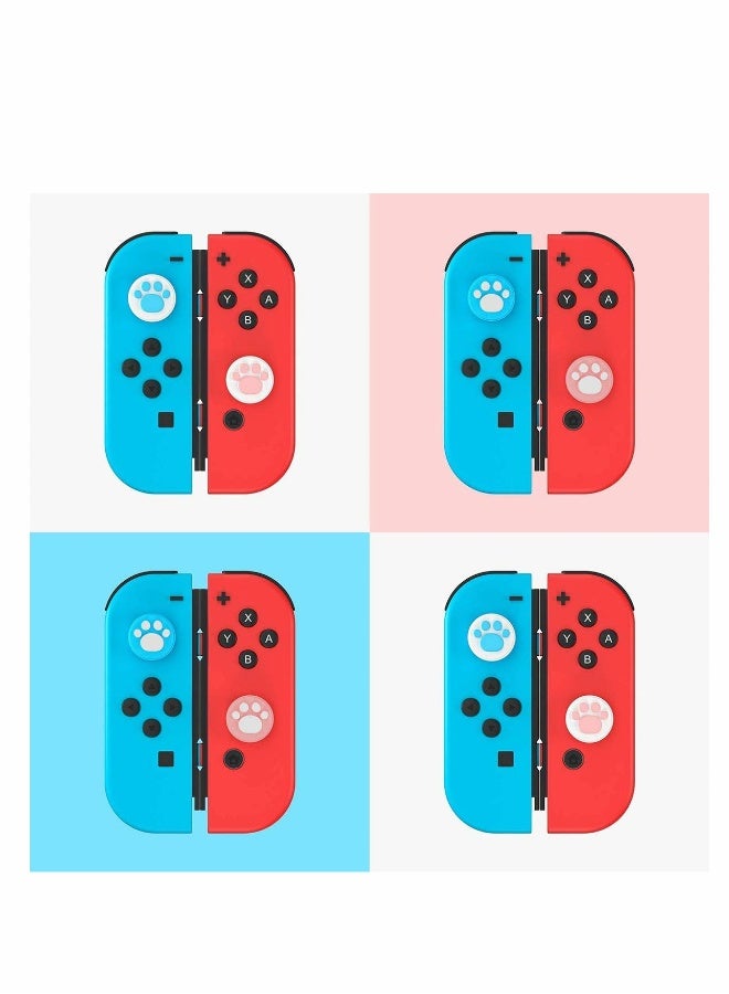 Switch Thumb Grip Caps, Joystick Cap for Nintendo Switch u0026 Lite, Soft Silicone Cover for Joy-Con Controller, Cat Claw Design - Image 3
