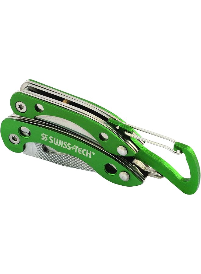 SWISS+TECH St021901 Multi Tool Pliers For Key Chain Solid Stainless Steel Construction (Single Pack) - Image 1