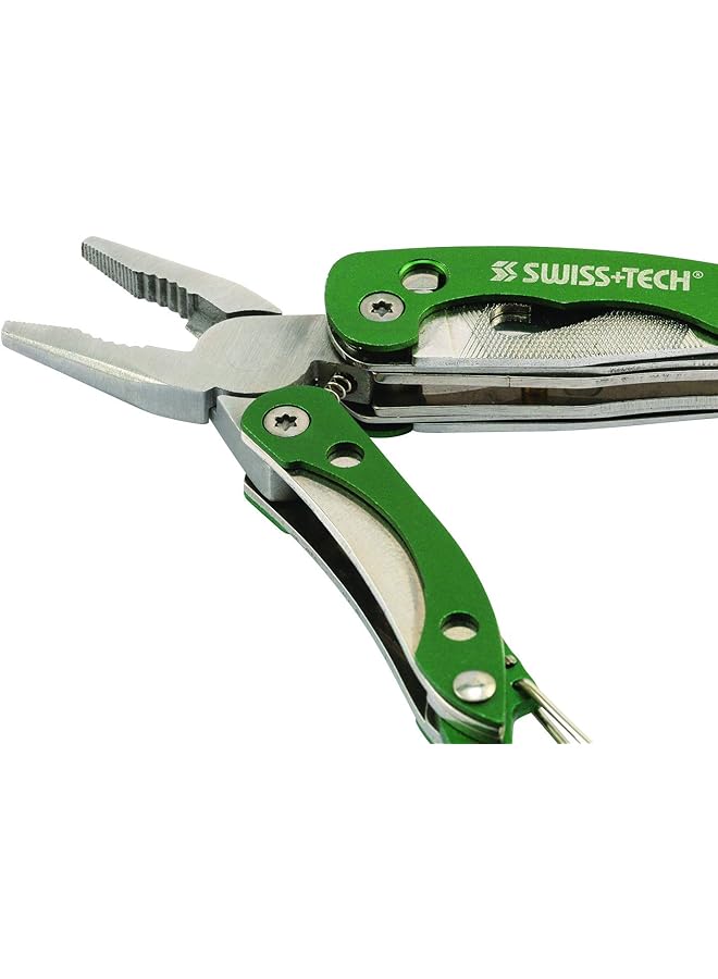 SWISS+TECH St021901 Multi Tool Pliers For Key Chain Solid Stainless Steel Construction (Single Pack) - Image 3