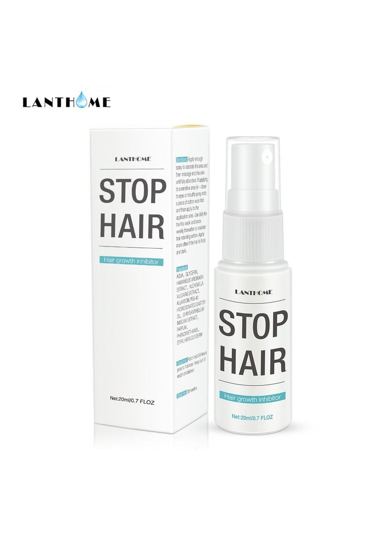 Lanthome new permanent painless hair removal spray stop hair growth inhibitor shrink pores  - Image 1