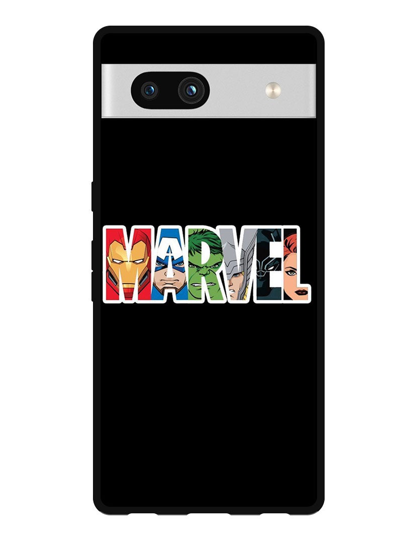 Theodor Protective Case Anti Scratch Shock Proof Bumper Cover For Google Pixel 7a Marvel Charecters - Image 1