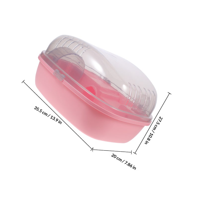 Portable Hamster Travel Carry Small Animal Rat Hamster Travel Carrier Small Animal Hamster Carrier - Image 2
