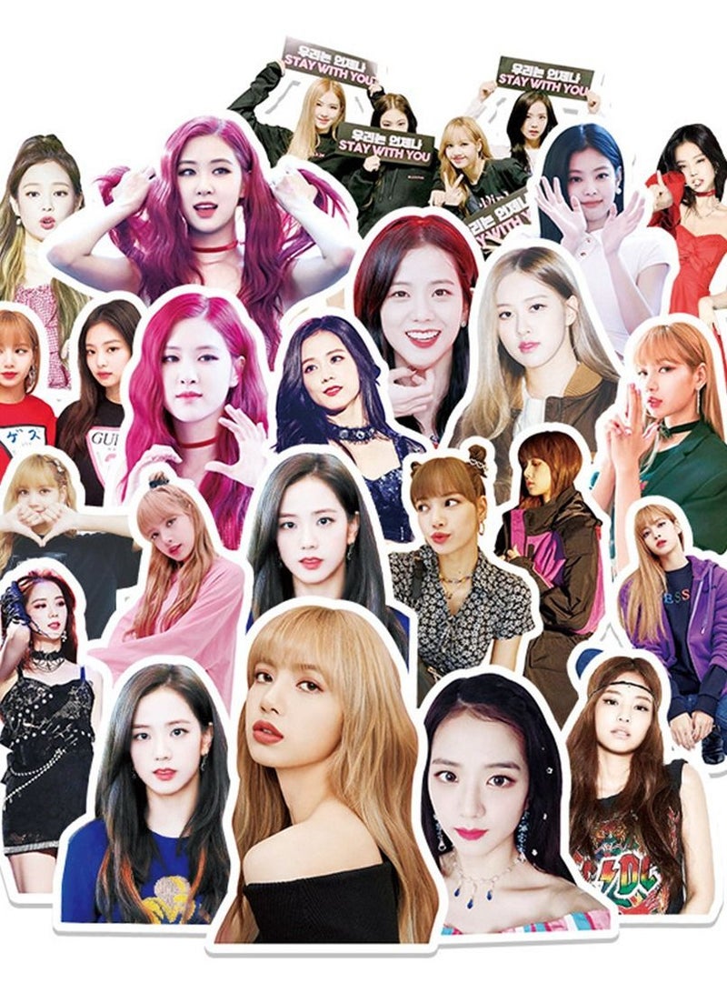 general 50-Piece Blackpink Cute Vinyl Waterproof Sticker - Image 1