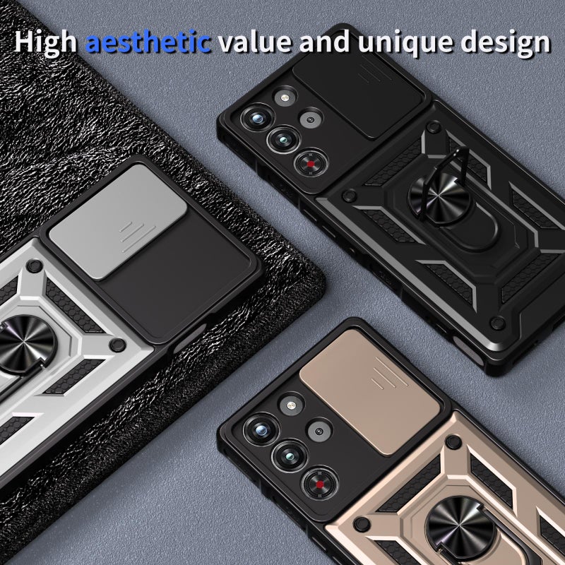 erorex For ZTE nubia RedMagic 10 Pro Sliding Camera Cover Design TPU+PC Phone Case(Black) - Image 3