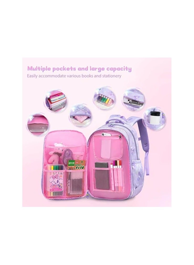 cloud Cute Travel Backpack Bookbag for Women Men Boys Girls with Compartments for Elementary School College, Durable Water Resistant Backpack - Image 2