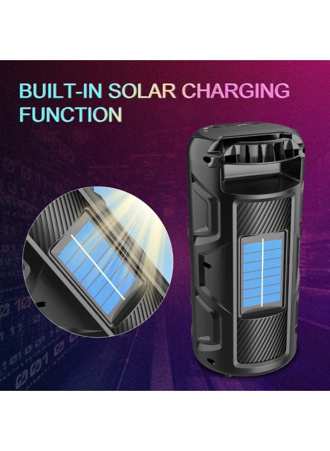 multimedia Bluetooth speaker 4 INCH X2 solar powered charger - Image 3