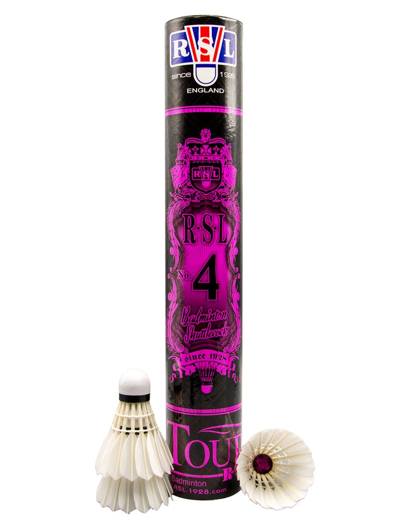 RSL No.4 Tourney Badminton Shuttlecock Birdy 12-Pack (speed-77) - Image 1