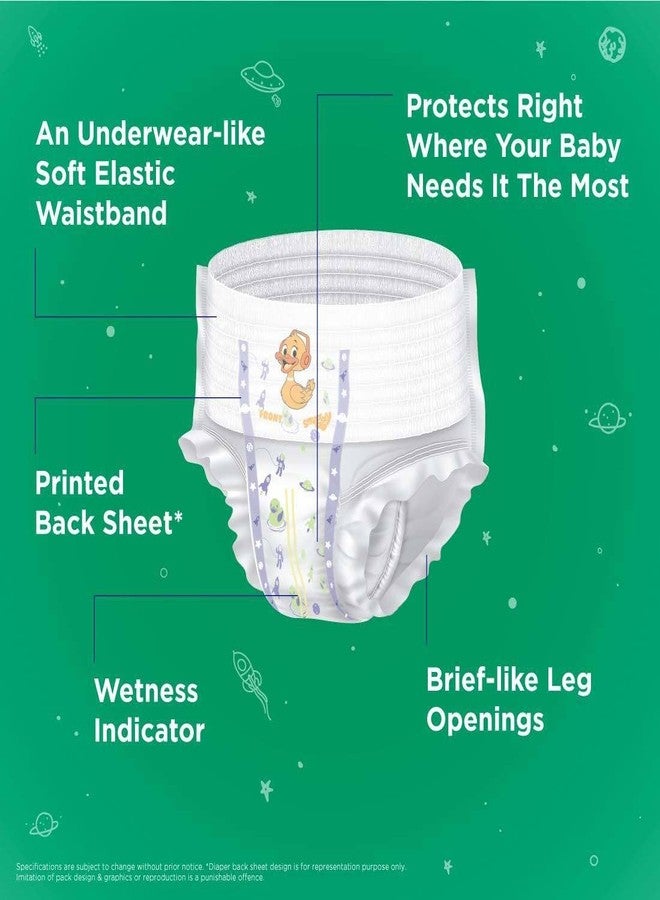 Snuggy Baby Diaper Pants Extra Large 28 Count (Pack of 1), 13-17 kgs, Rapid Absorption, Anti - Bacterial - Image 2