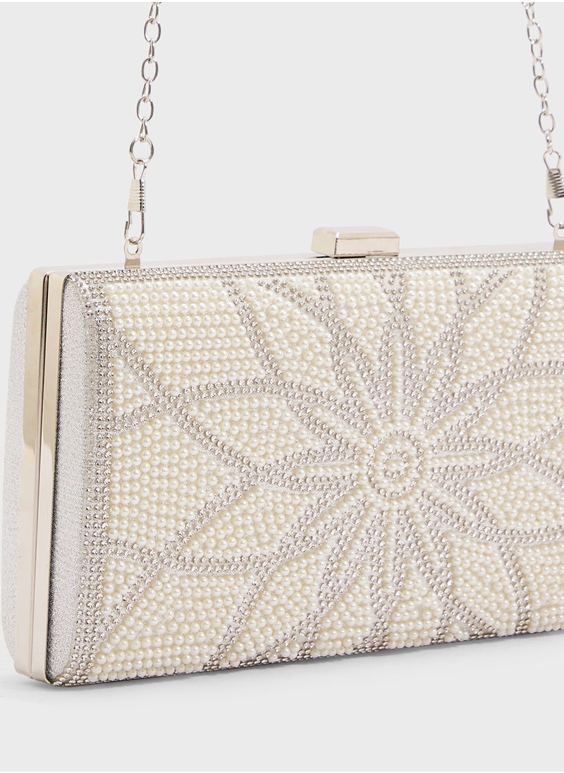 Ella Limited Edition Ladies Sparkly Clutch Bag  - Image 4