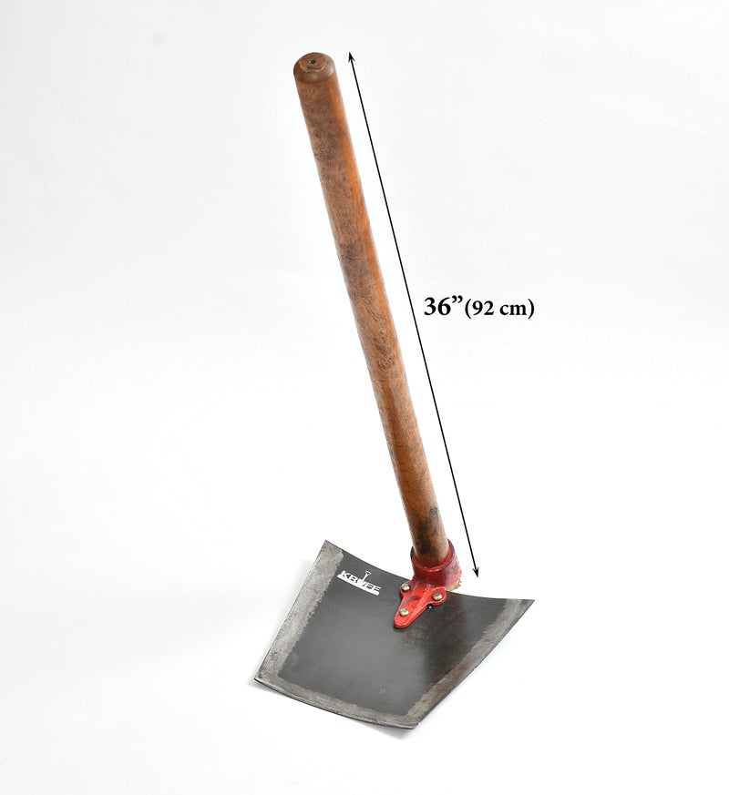 KRUFE High Tempered Iron Spade, Shovel, Fawda, Kassi (7"x10") – Heavy Duty Garden Tool for Digging, Landscaping, and Construction – Durable Steel Blade for Tough Soil – Perfect for Farming, Gardening - Image 4