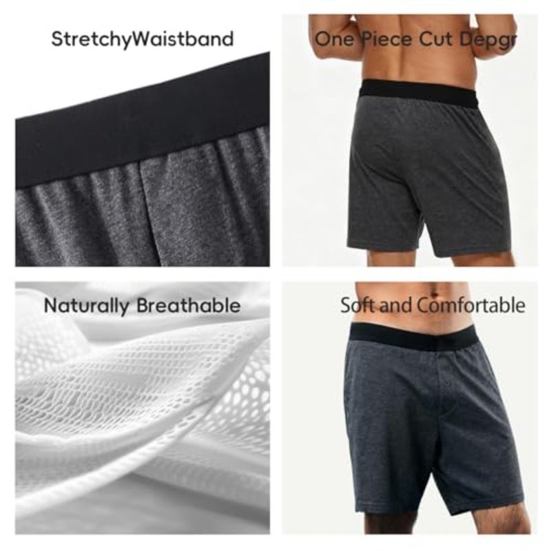 Mens Boxers Shorts Breathable Cotton Underwear Boxers For Men Pack - Image 5