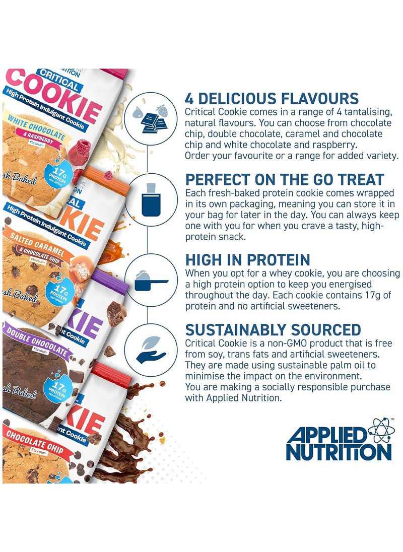 Applied Nutrition Critical Cookie, White Chocolate & Raspberry, Box of 12 Pieces  - Image 3