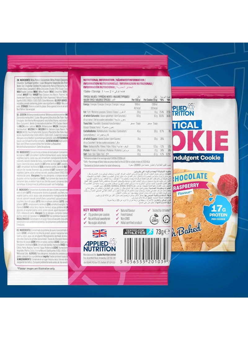 Applied Nutrition Critical Cookie, White Chocolate & Raspberry, Box of 12 Pieces  - Image 4