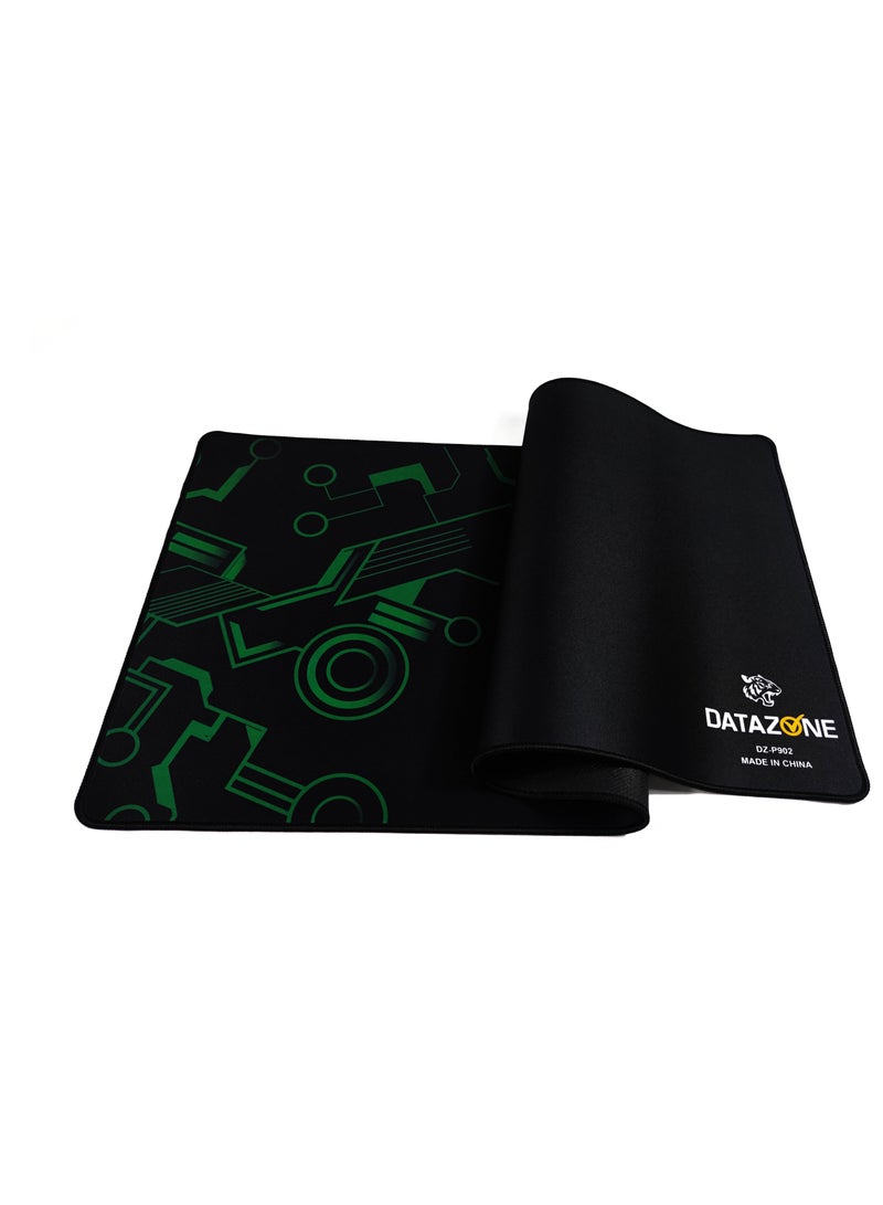 Datazone Gaming Mouse Pad in Black with Green Circuit Design Sleek, Modern, and Perfect for Comfortable Gameplay - Image 3
