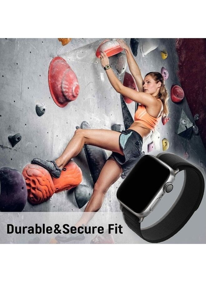 Generic - Apple Watch Trail Band 49mm 45mm 44mm 42mm Nylon Woven Sport Strap for iWatch Series Ultra/8/7/SE/6/5/4/3/2/1 - Image 1