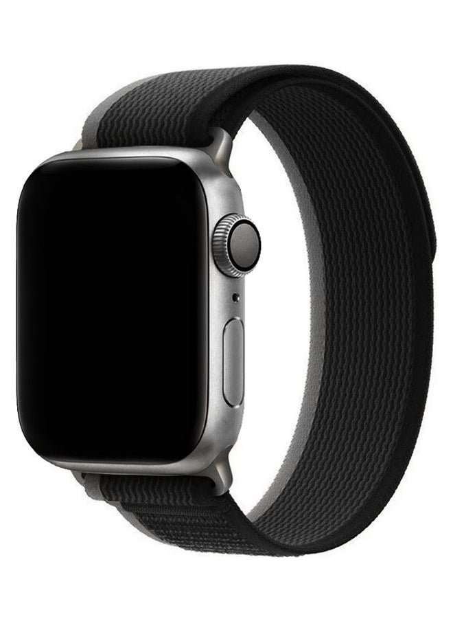 Generic - Apple Watch Trail Band 49mm 45mm 44mm 42mm Nylon Woven Sport Strap for iWatch Series Ultra/8/7/SE/6/5/4/3/2/1 - Image 1