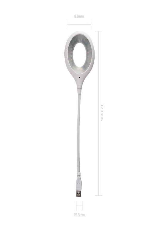 XLT - LED Smart Desk Lamp Voice Operated Portable Night Light Lamp Freely Foldable Table Lamp USB LED Super Bright Ring Lights 3 Mode - Image 1