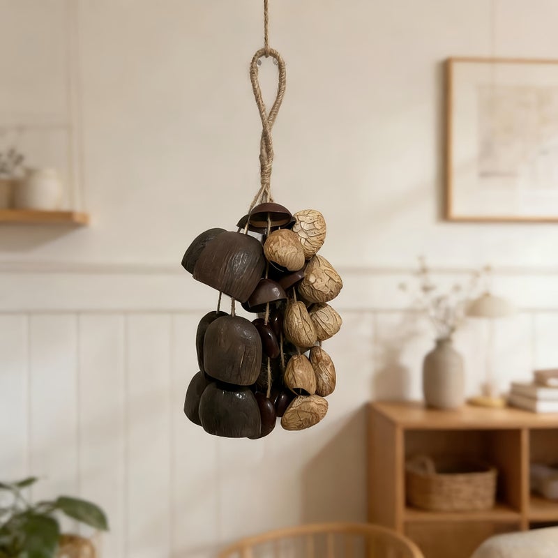 Shell Wind Chime Hand Bell | Soothing Music Relax Bracelet with Healing Sounds | Creative Home Decor Hanging Ornament & Door Charm | Perfect as a Bag Charm, Birthday Gift Pendant, Small Hand Bell, Car Hanging Ornament, and Mini  Accessory - Image 5