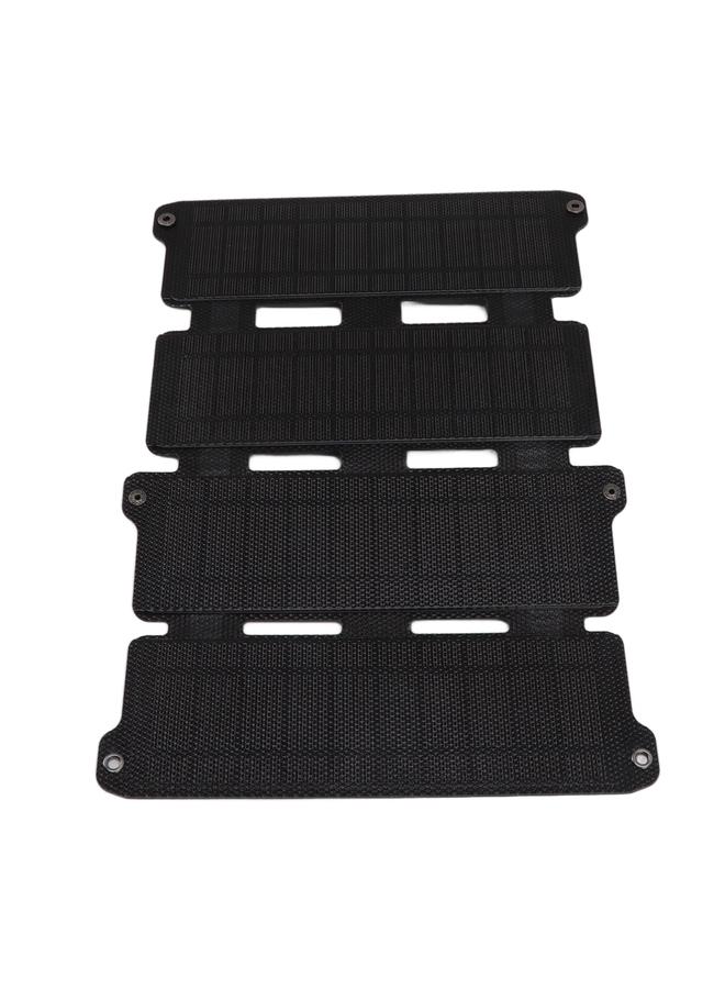 Thoraya Solar Panel Folding Monocrystalline Silicon 2 USB Output Flexible ETFE Solar Panel 14W 5V Black  - Image 3