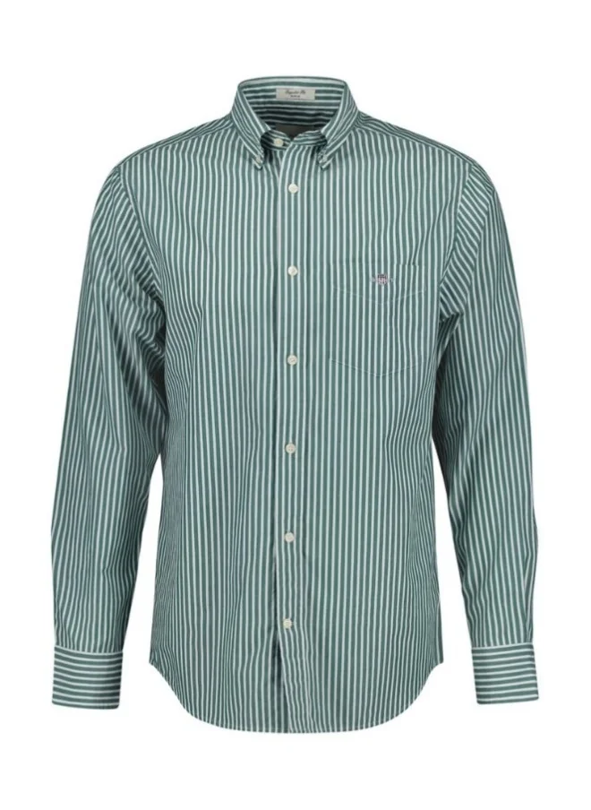 GANT Gant Regular Fit Striped Poplin Shirt