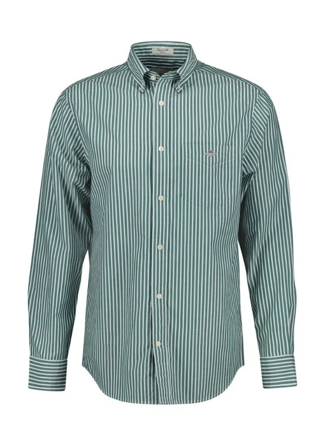 GANT Gant Regular Fit Striped Poplin Shirt