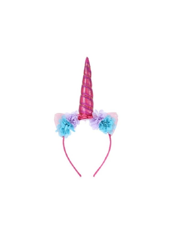 Generic Pink Purple Blue Unicorn Hairband 