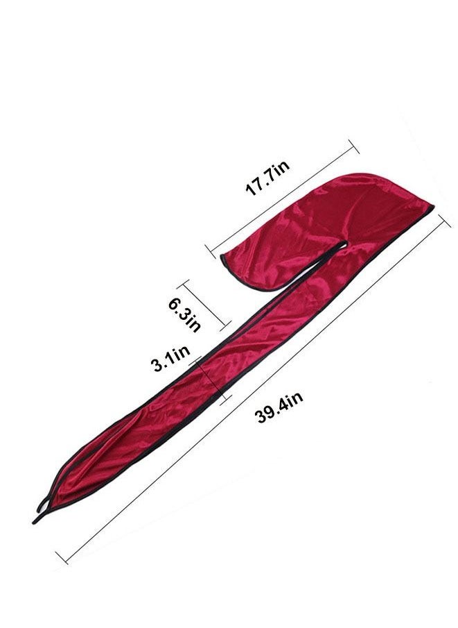 Generic القراصنة باندانا الحرير الأحمر 6.5 بوصة  - Image 2