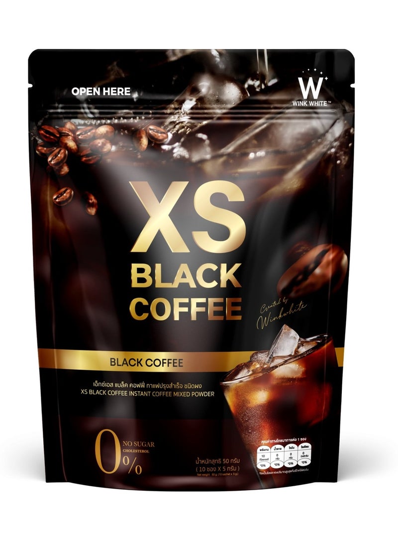 وينك وايت قهوة وينك وايت إكس إس السوداء للتنحيف - ٥٠ غرام | قهوة خالية من السكر لحرق الدهون وتعزيز الطاقة | مشروب مناسب للحمية الغذائية - Image 1