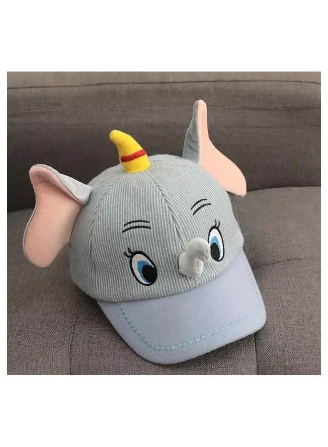 We Happy Baby Hats Soft Cotton Elephant 3D Cartoon Face Sun hat Eaves Baseball Cap Sun Hat Beret Unisex - Image 5