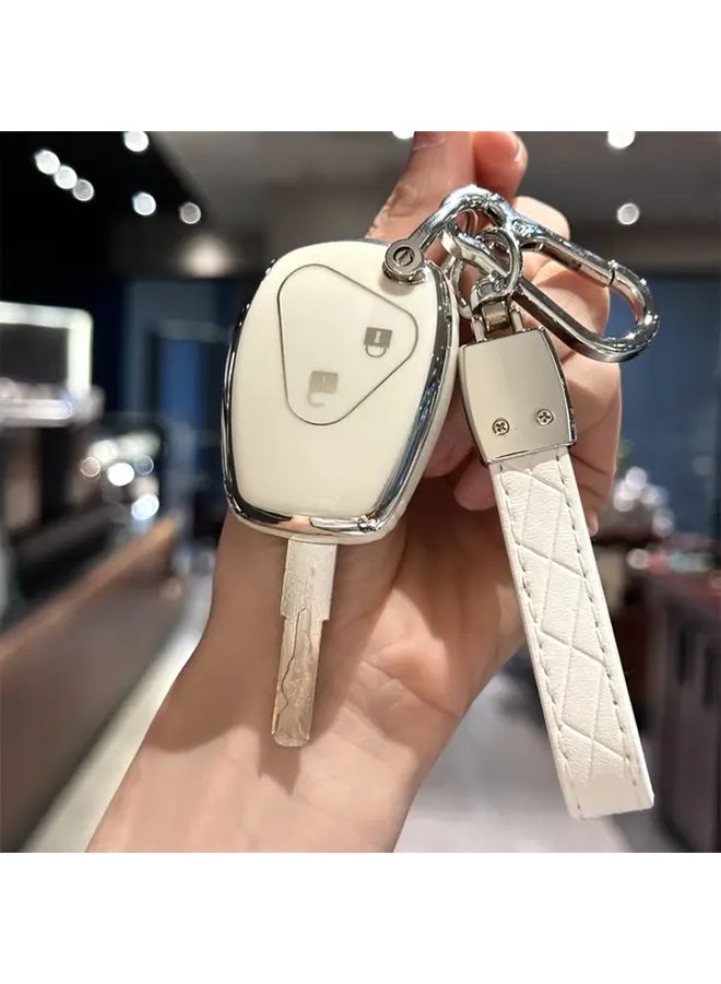 غطاء مفتاح أبيض لسيارات رينو ترافيك، كليو، داستر، ستيب وايز، نيسان تيرانو، ألميرا، أوبل، لادا لارجوس - Image 5