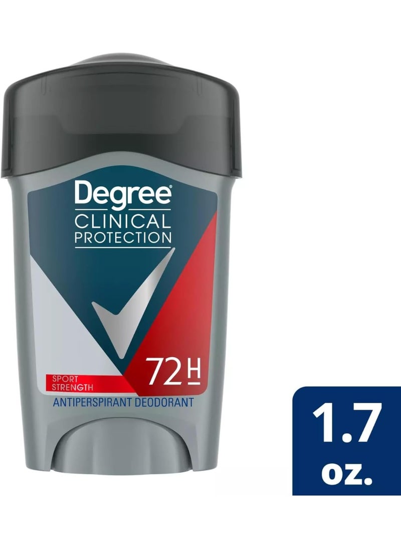 Degree Clinical Antiperspirant Deodorant, Sport Strength For Men 48 gm - Image 3