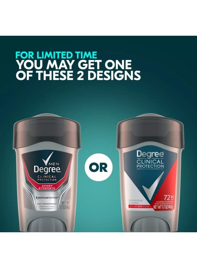 Degree Clinical Antiperspirant Deodorant, Sport Strength For Men 48 gm - Image 4