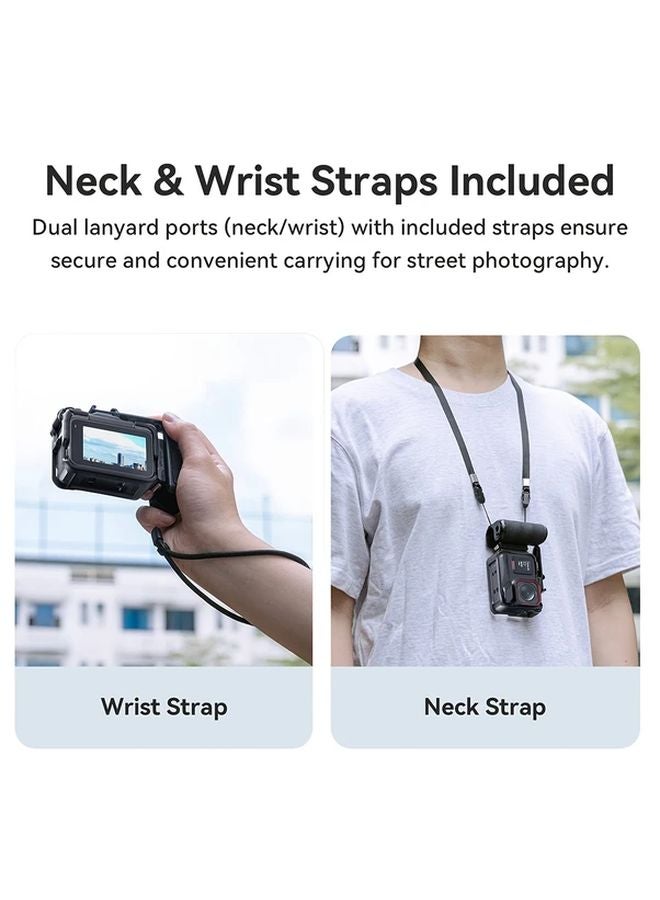 Black Street Photography Handle Kit Compatible with Insta360 ACE Pro 2 Sports Cameras - Image 5