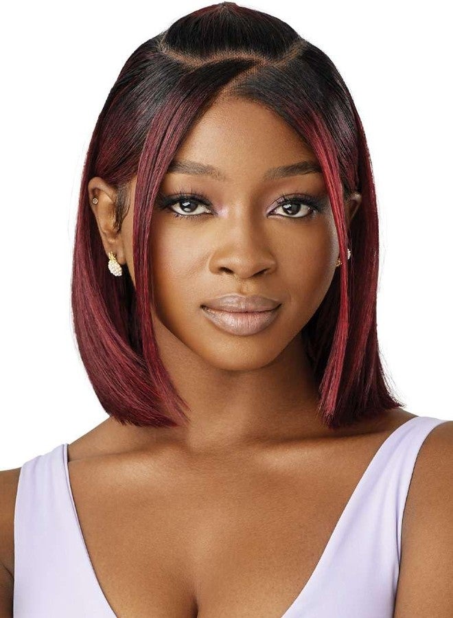 Outre Airtied 100% Fully Hand-Tied Wig - Human Hair Blend - Natural Yaki 12" (NATURAL HONEY) - Image 3