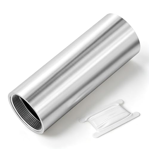 TAISHER 1PCS Stainless Steel Pipe Fittings 114 NPT Female x 114 NPT Female Threaded 6 Length Nipple Cast Pipe - Image 1