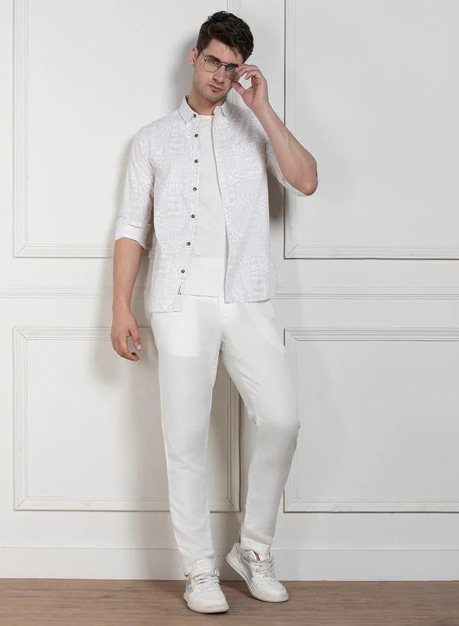 Dennis Lingo Paisley Print Regular Fit Shirt by Styli
