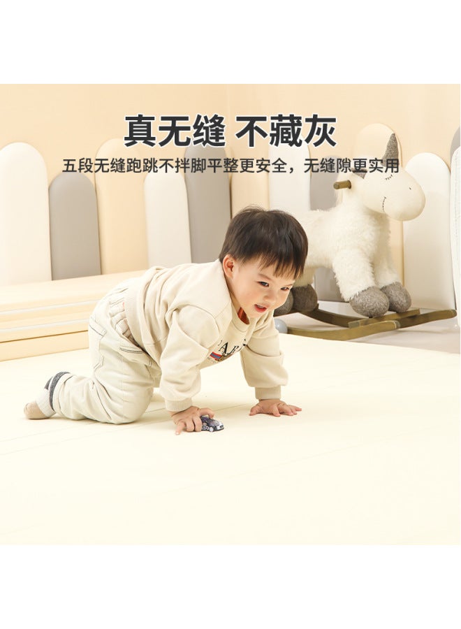 Floor Mat Children's Crawling Mat Baby Non-toxic And Odourless Thickened Anti-fall Guardrail Fence Folding Crawling Mat Household For Baby - Image 4