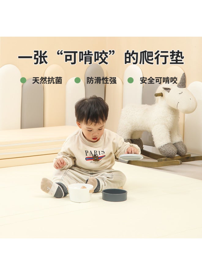 Floor Mat Children's Crawling Mat Baby Non-toxic And Odourless Thickened Anti-fall Guardrail Fence Folding Crawling Mat Household For Baby - Image 3